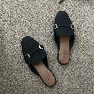 Elegant Black Women's Slip-On Loafers